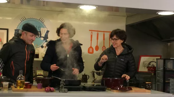 Ça roule en cuisine - Catherine et Eric Marchal - crédit FTV