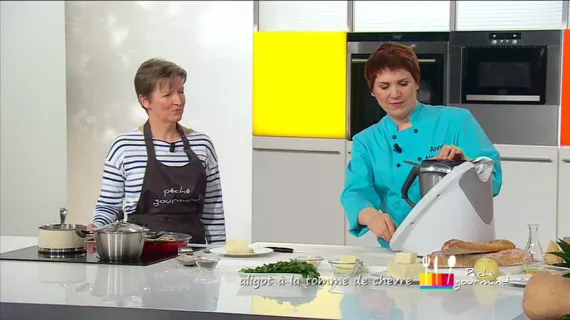 Anne et Karine sur le plateau e Péché Gourmand
