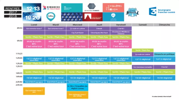 Grille programmes 2017/2018