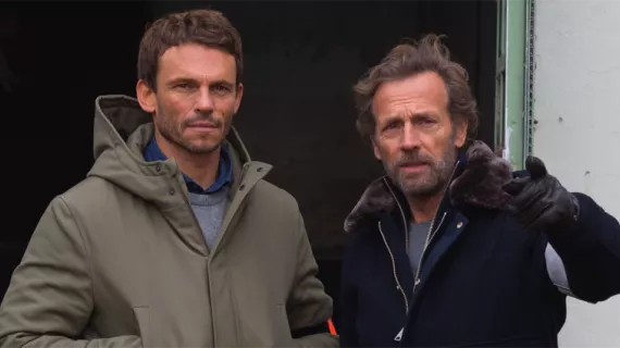 Stéphane Freiss et Arnaud Binard