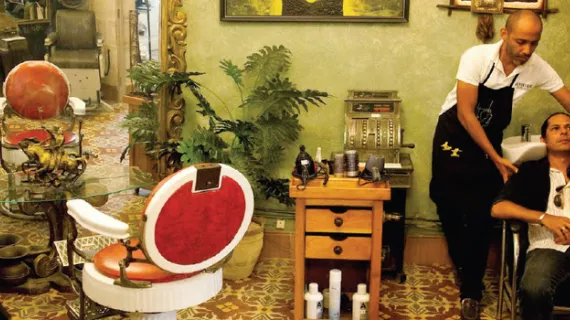 barbier à Cuba