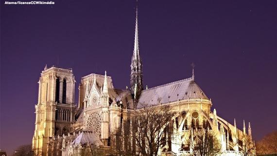 Notre-Dame de Paris de nuit