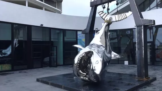 Sculpture pêche au thon au Musée Mer Marine de Bordeaux / © Guillaume Decaix - France Télévisions