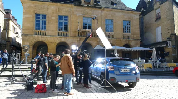 tournage à Sarlat