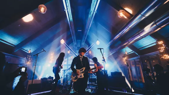 Le groupe vendéen Dynamite Shakers sur la scène de la CoLAB