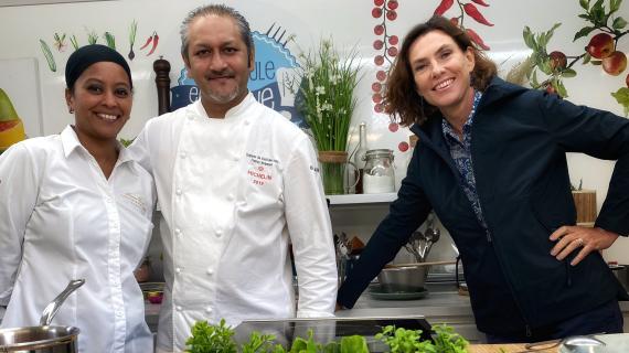 Ça Roule en Cuisine - Franco Bowanee et Karina Laval, crédit FTV