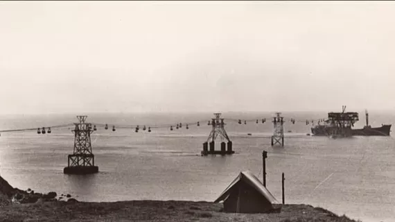 La mine sous la mer