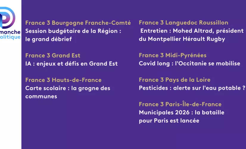 DEP régions 23 mars 2025 DEP régions 23 mars 2025