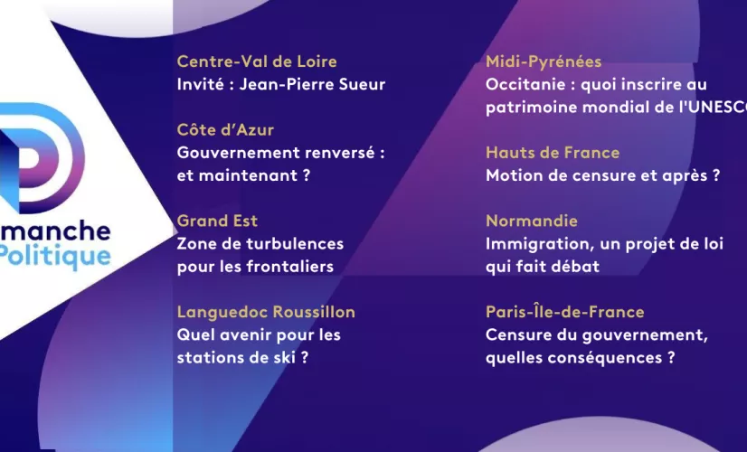 DEP régions 8 déc 2024