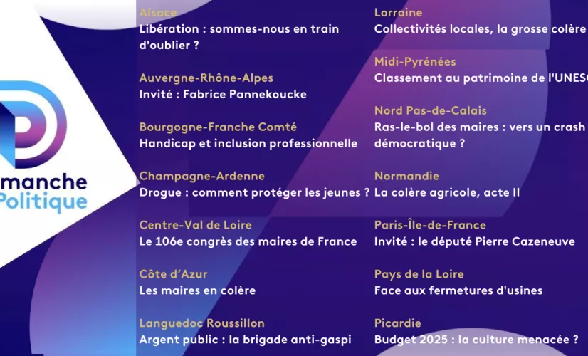 DEP régions 24 nov 2024