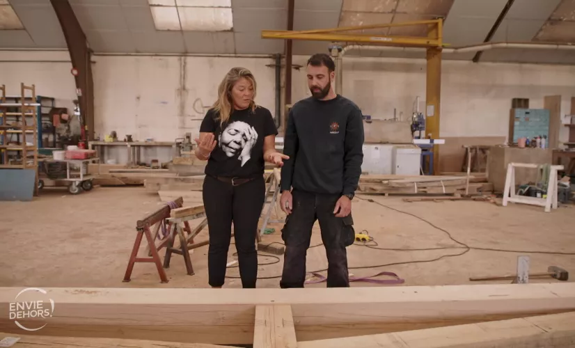 Julie Hattu aux ateliers Perrault