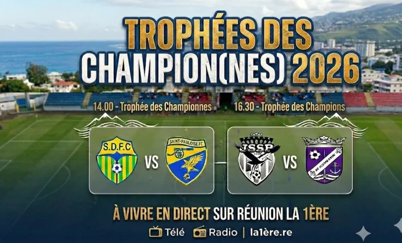 La saison 2026 s’ouvrira le dimanche 8 mars avec la deuxième édition du Trophée des championnes et le traditionnel Trophée des Champions au stade de l’Est Jean-Ivoula de Saint-Denis. Qui succèdera aux Dionysiens du SDFC et Saint-Joséphois de L’Excelsior ?