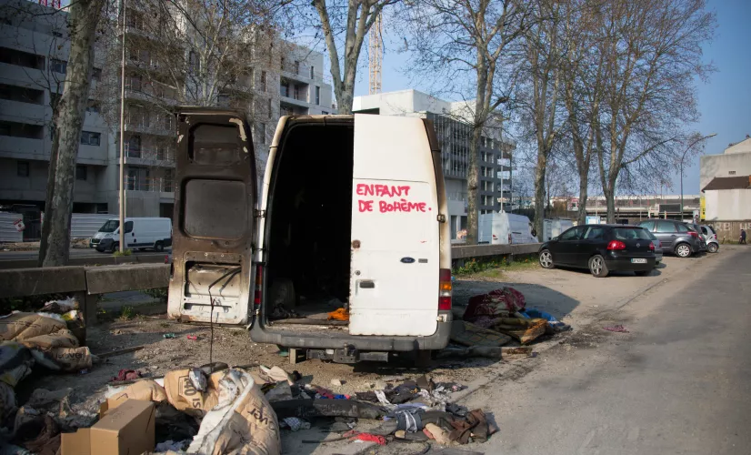 La camionnette blanche