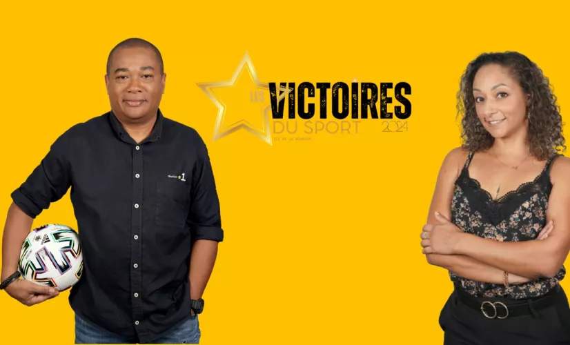 Evènement LES VICTOIRES DU SPORT 2024 EN DIRECT DE LA CITE DES ARTS SUR REUNION LA 1ERE Présentation : Johnny Lerivain & Yaëlle Trules Vendredi 7 mars 2025 à 20.50