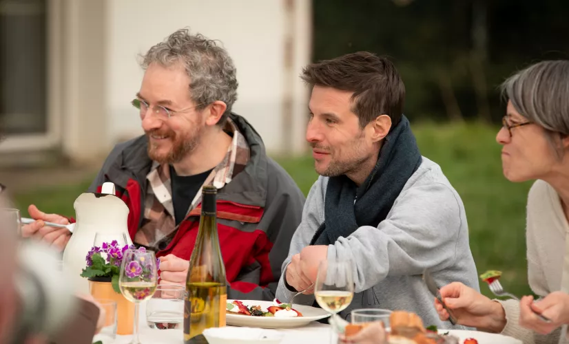 Gravlax de truite au gin à la Séguinière