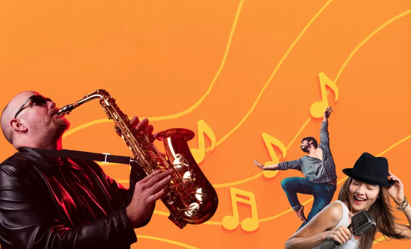 Plage aux spectacles