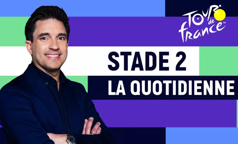 Tout au long de la Grande Boucle, Stade 2, La Quotidienne s'installe chaque jour sur Réunion La 1ère pour vous offrir un décryptage complet de l'actualité de la plus célèbre des courses cyclistes.