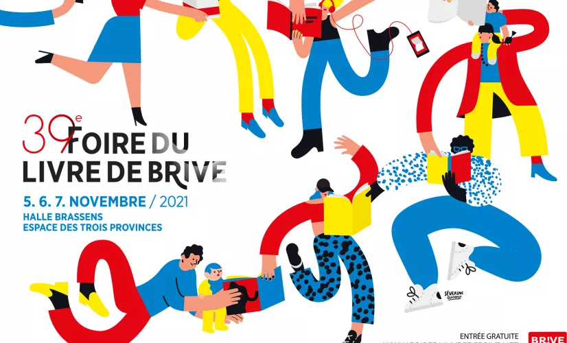 affiche foire du livre de Brive 