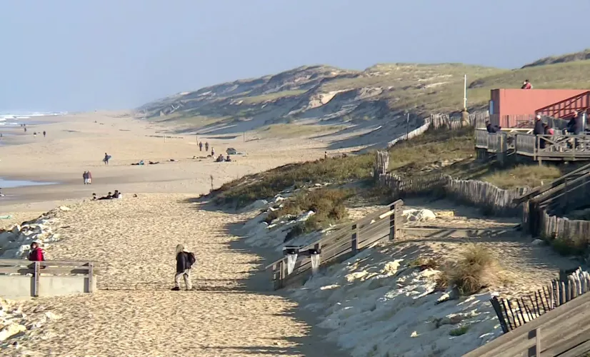 Erosion à Lacanau Erosion à Lacanau