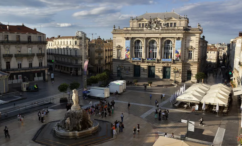 ©MAXPP- Place de la Comédie à Montpellier