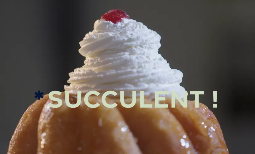 Succulent ! Baba au rhum - crédit FTV