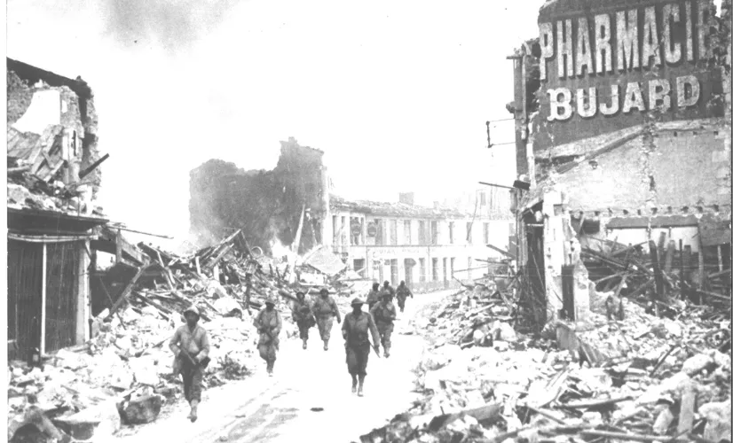 Royan après les bombardements • © Mairie de Royan